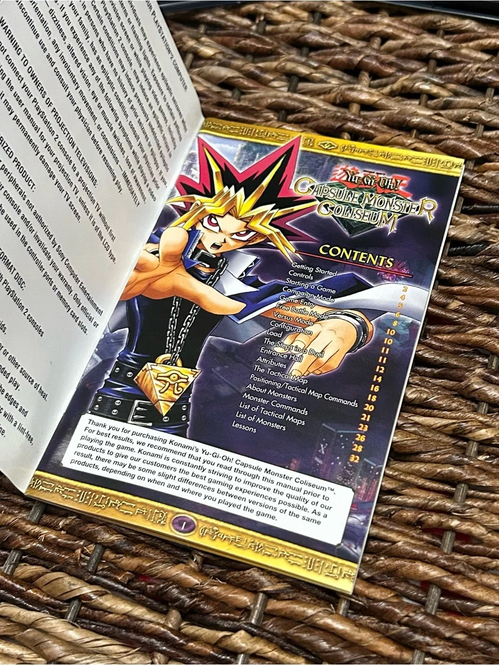 Yu-Gi-Oh! Capsule Monster Coliseum - Sony PlayStation 2 Game Complete
